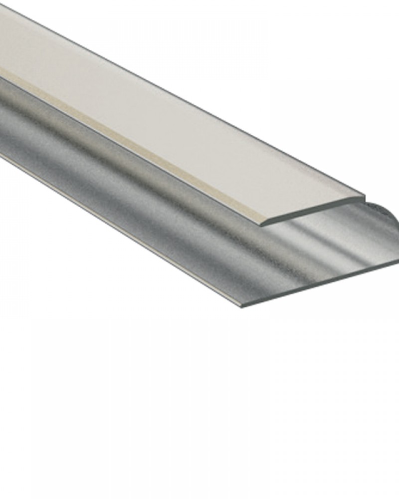 ALÜMİNYUM PARKE OVAL BİTİM PROFİLİ uygulama
