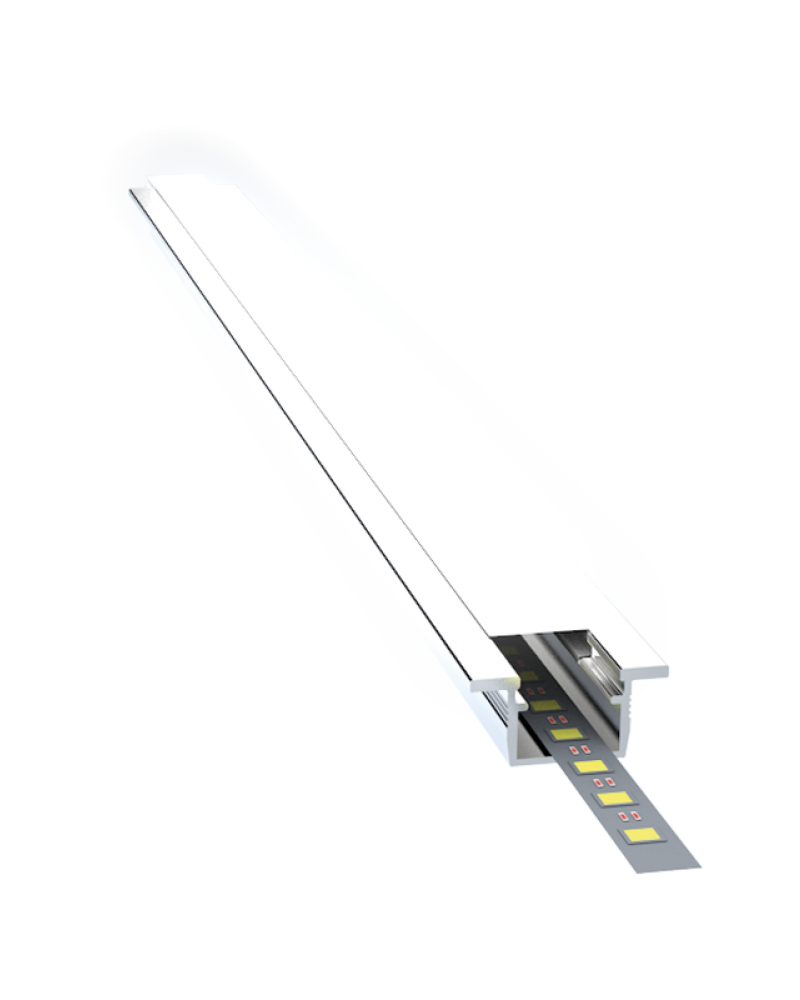 12x15 cm Alüminyum Kanatlı led Profili uygulama