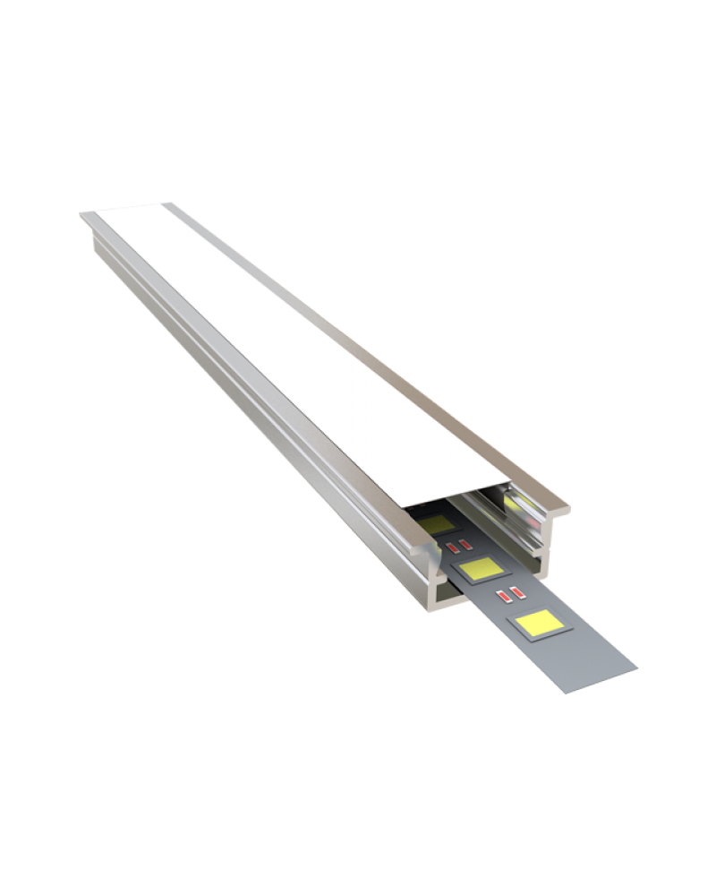 7X14 MM KANATLI LED PROFİLİ uygulama