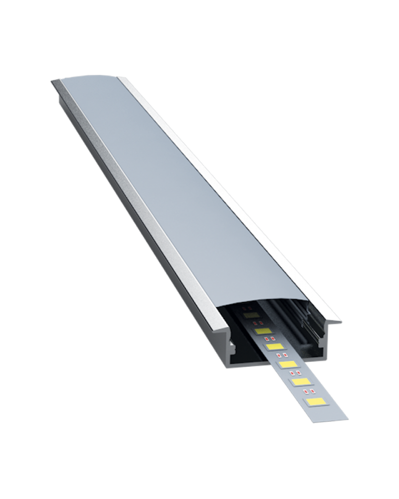 10x23 cm Alüminyum Kanatlı Led Profili uygulama