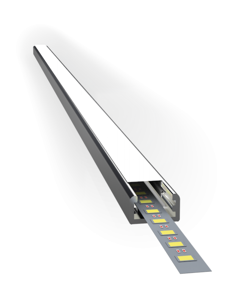 14X8 Kanal Led Profili uygulama