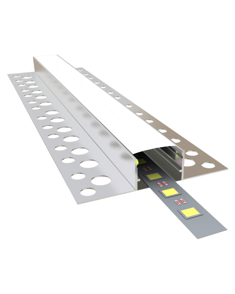 14x22 cm Ters Trimless  Led Profili uygulama