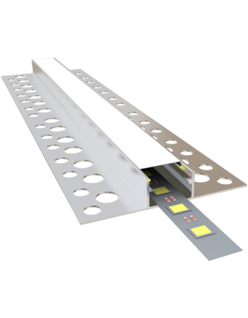 12x18 cm Ters Trimless Alçıpan Led Profili